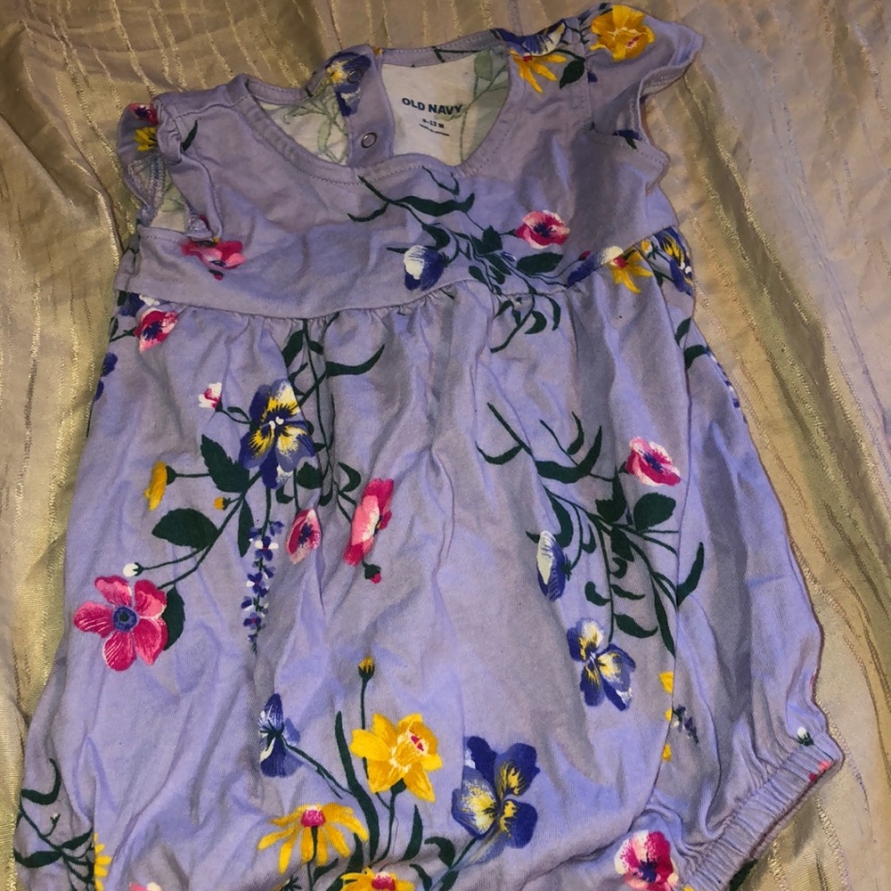 Bubble one piece for baby girl!